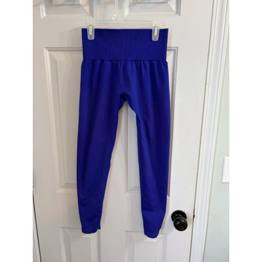 NVGTN Dark Purple Seamless Stretch Leggings Womens Size Small